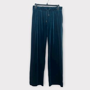 Liverpool LA Y2K Velour Pants Women Lounge Wide Leg Glam Minimalist Retro Cozy M